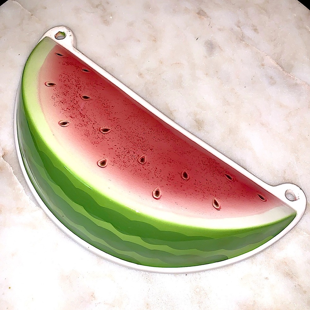 CROWNING TOUCH COLLECTION WATERMELON 3D SLICE CERAMIC VINTAGE